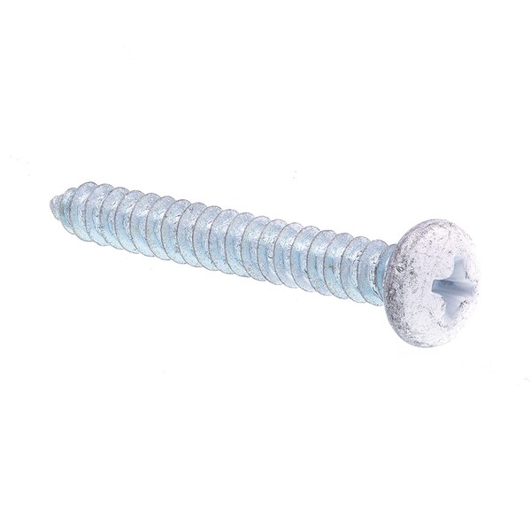 Prime-Line Sheet Metal Screw S-Tap Pan Head Phil Dr No. 10 X 1-1/2in Zinc Pl Steel Black Head 25PK 9155383 - main